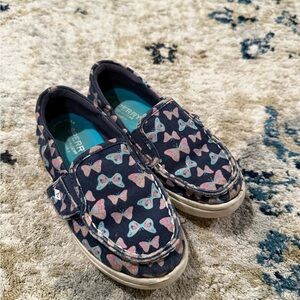 Sperry Kids Navy Butterfly Moccasins